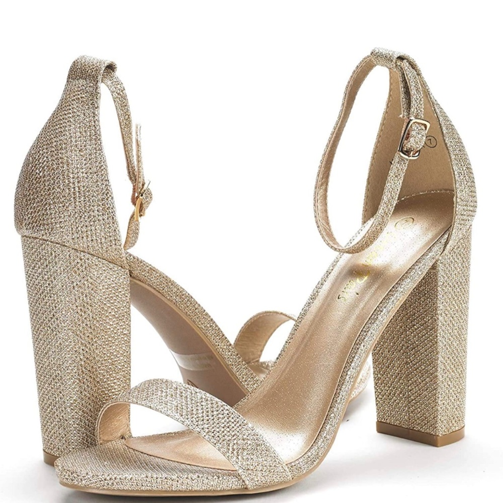 Dream Pairs Women's High Heel Pump Sandals, 9